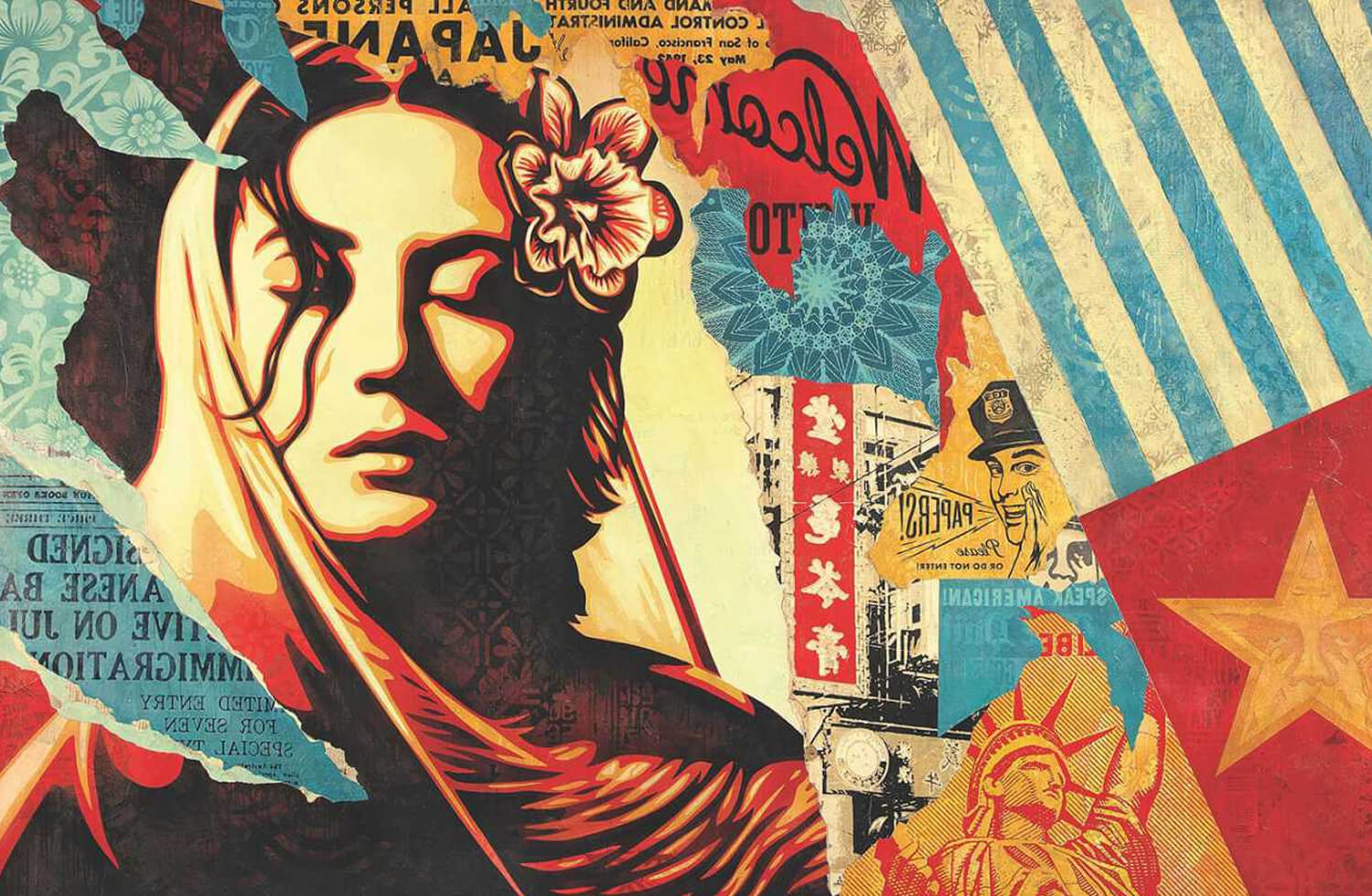 OBEY street art: la storia di Shepard Fairey - disagian